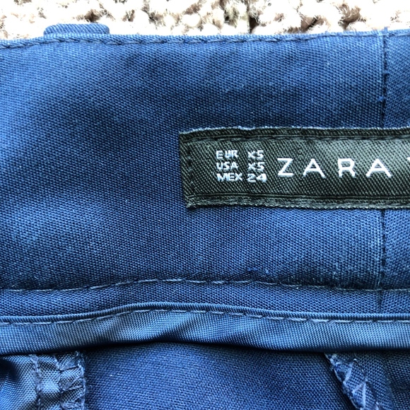 Zara Women's Navy Blue Pants XS - Picture 3 of 5